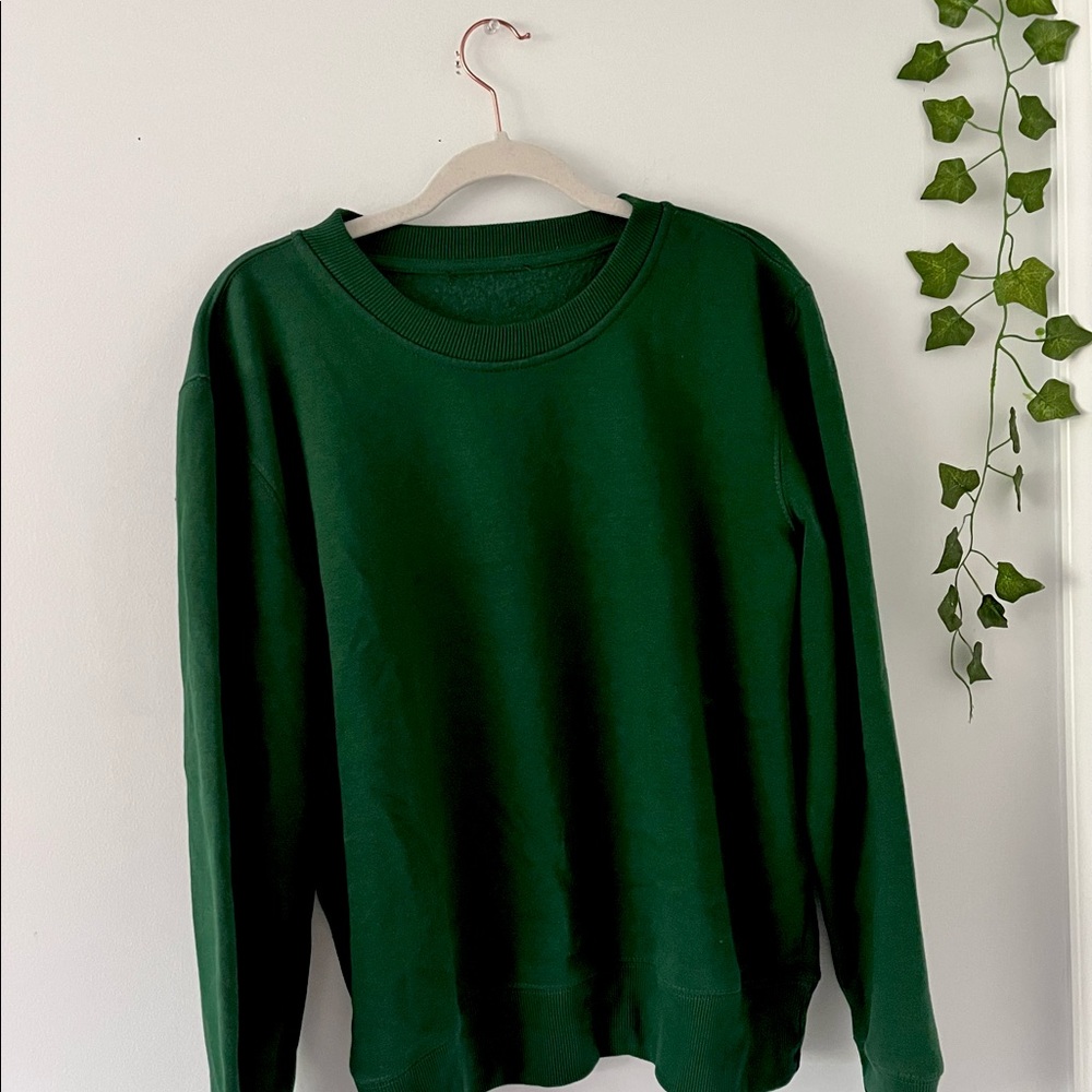 Green Zara Crew Neck